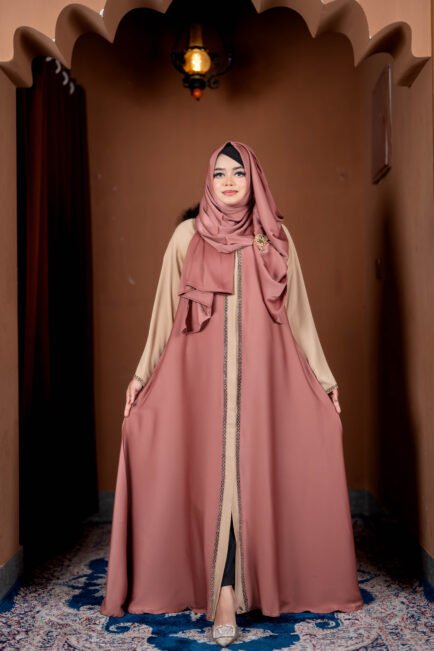 Blush Pink Premium Simraan Borka ✨